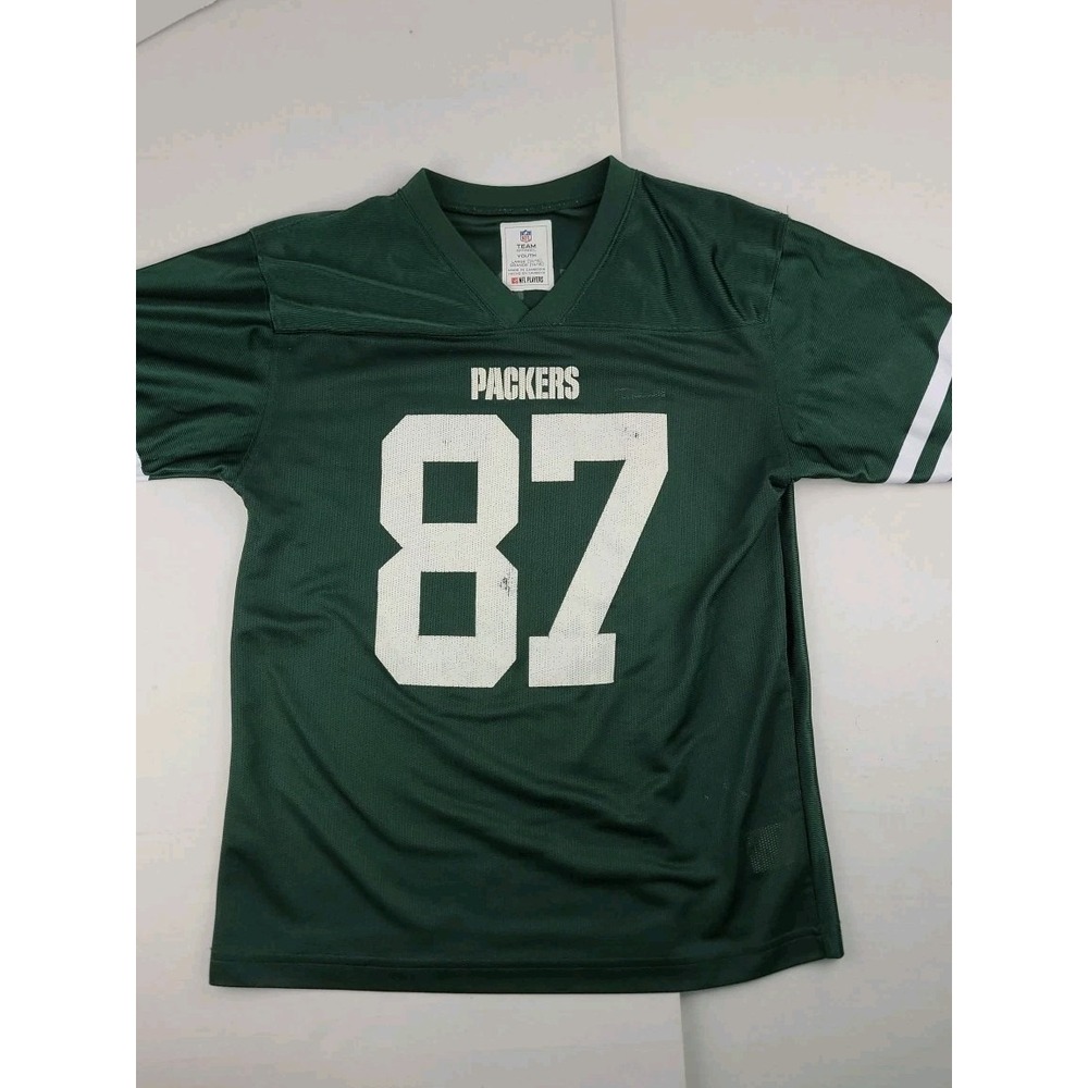 NFL Green Bay Packers Jordy Nelson Football‎ Jersey Size Youth Large Some Stains